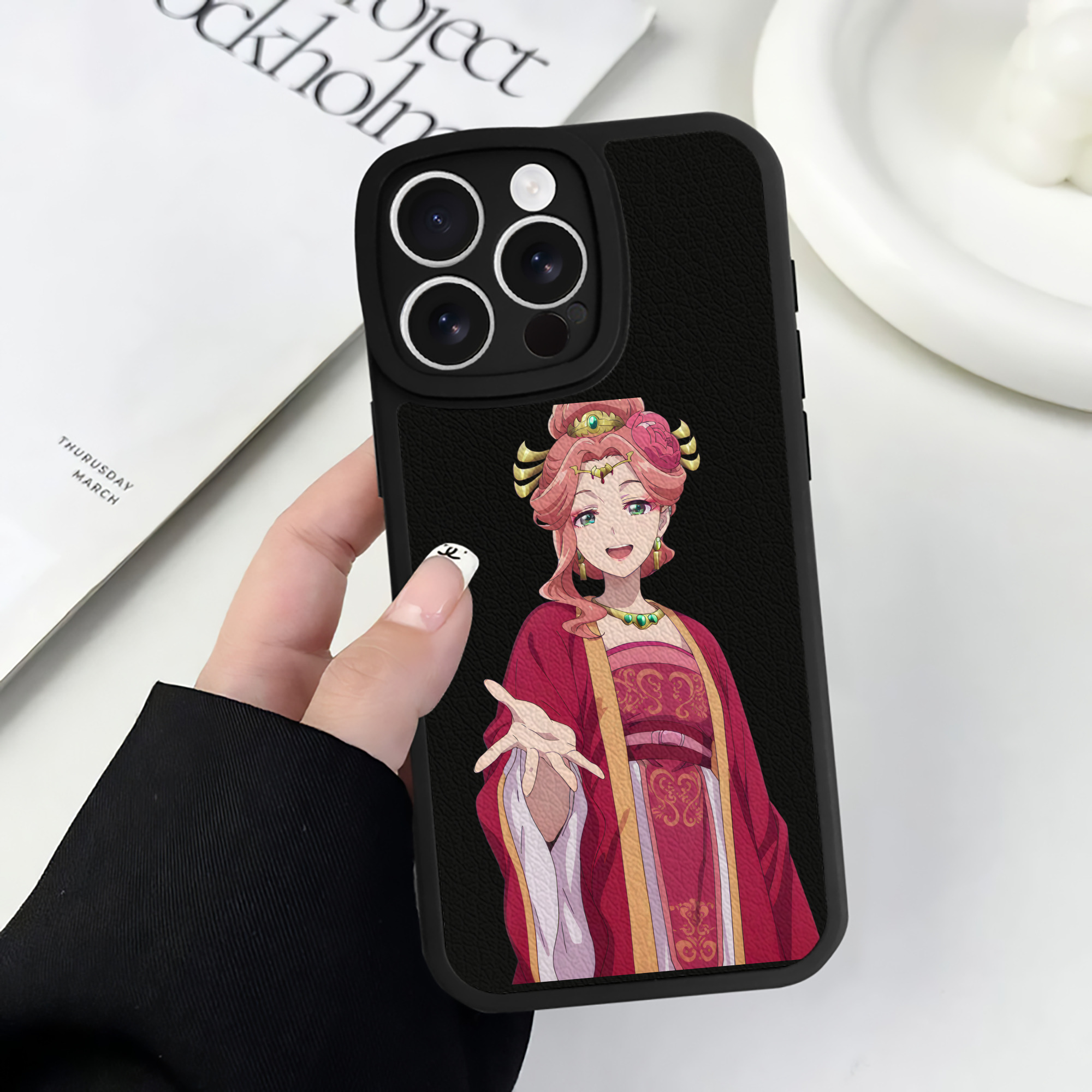 薬屋のひとりごと The Apothecary Diaries 【iPhone 16シリーズ対応】シリコンスマホケース（レザー調） 材質：シリコン
